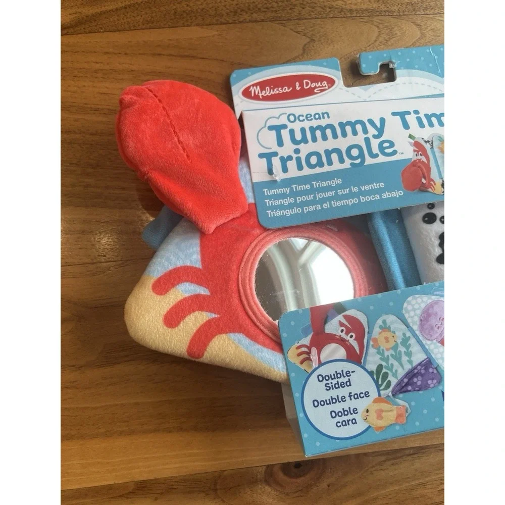 Melissa & Doug Ocean Tummy Time‎ Triangle Baby Toy Infant Developmental NEW